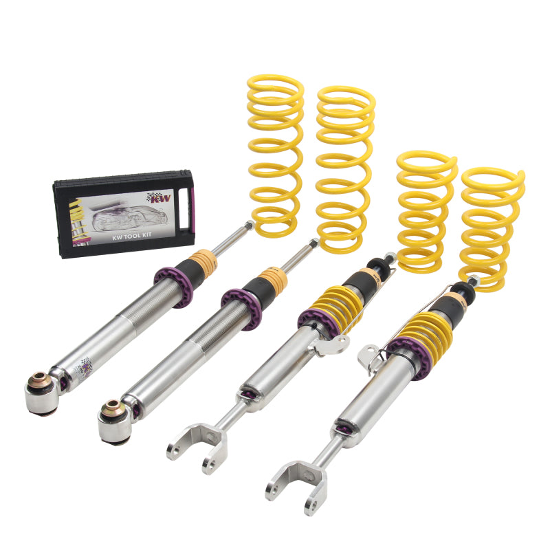 KW Coilover Kit V3 13+ BMW M5 F10 (5L) Sedan (inc EDC Delete Unit)-Coilovers-Grocery Getter Performance