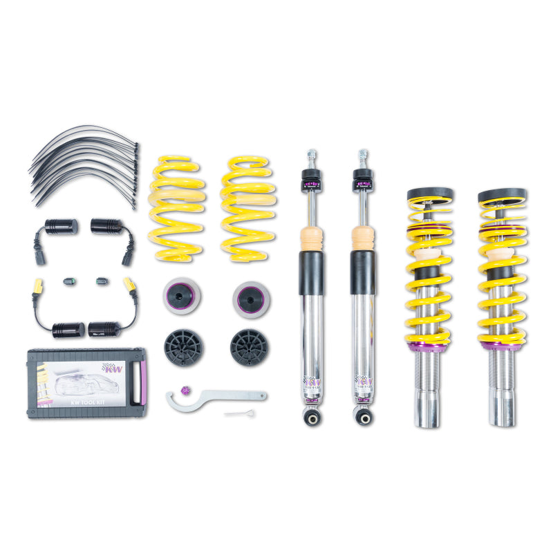 KW Coilover Kit V3 2017+ Audi A4 (B9) Sedan w/ Electronic Dampers-Coilovers-Grocery Getter Performance