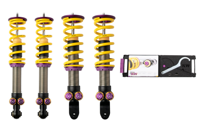 KW Coilover Kit V5 Bundle 2020 Chevrolet C8 Corvette Stingray w/ MagRide / w/o NoseLift-Coilovers-Grocery Getter Performance