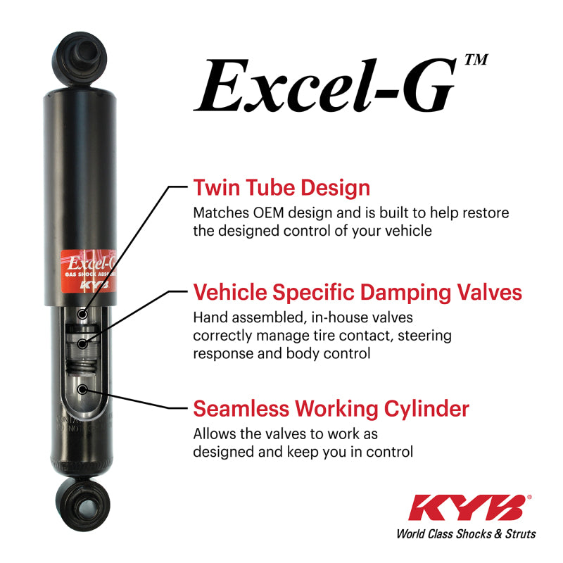 KYB Shocks Excel-G Front Left Toyota Camry 2.5L 2018-2020-Shocks and Struts-Grocery Getter Performance
