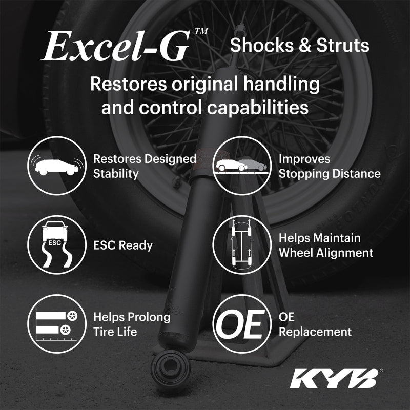 KYB Shocks Excel-G Front Left Toyota Camry 2.5L 2018-2020-Shocks and Struts-Grocery Getter Performance