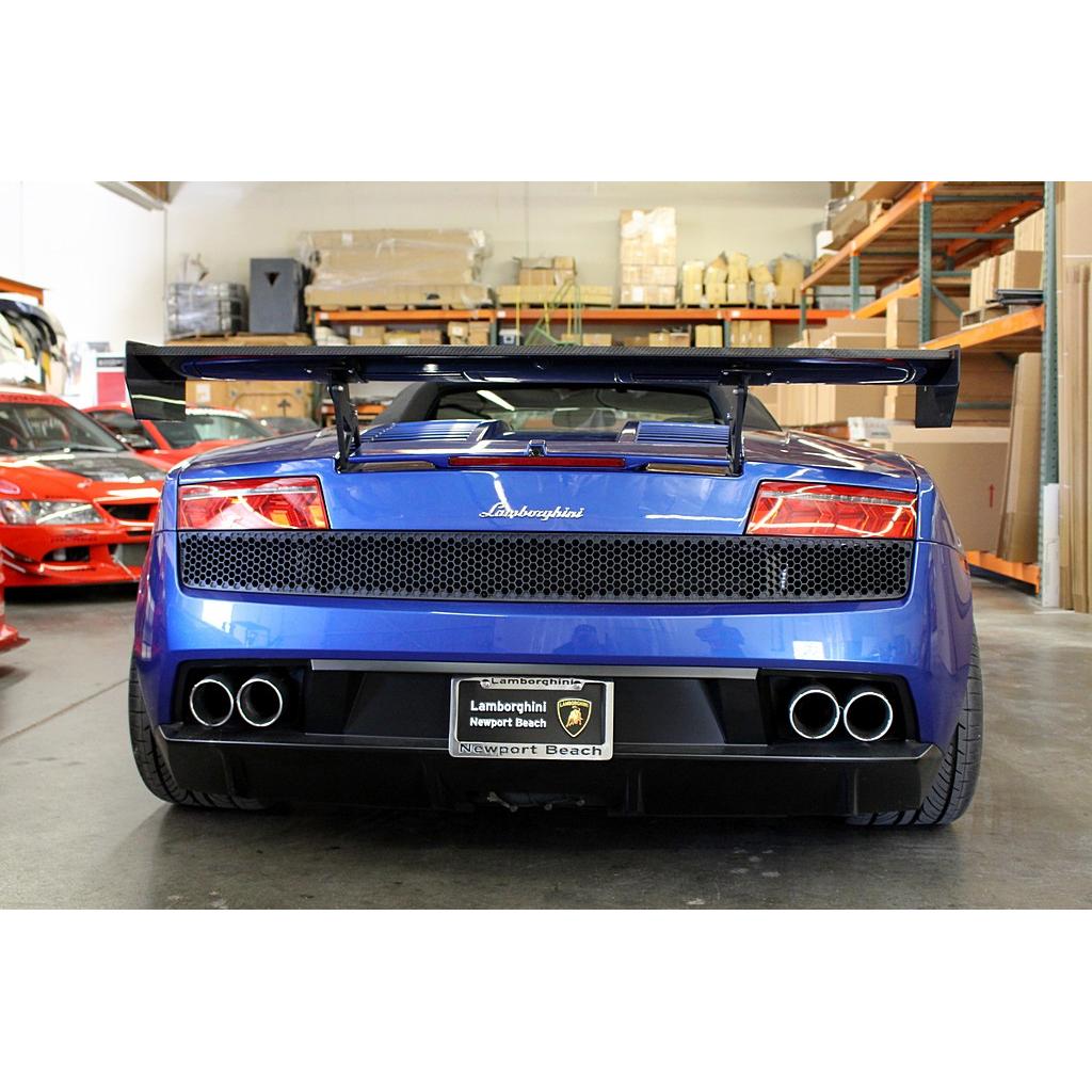 Lamborghini Gallardo LP GT250 Carbon Fiber Adjustable Wing 66" 2013-GT-250 Wing-Grocery Getter Performance