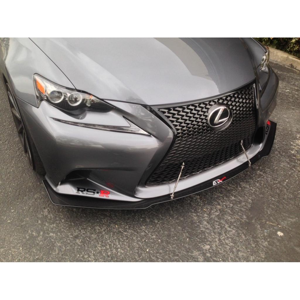 Lexus IS-250 / IS-300 F Sport Bumper Carbon Fiber Front Wind Splitter 2014-2015-Front Wind Splitter-Grocery Getter Performance
