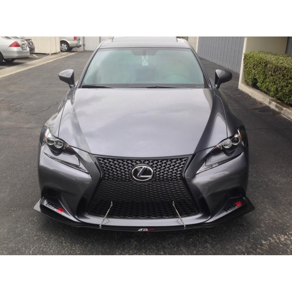 Lexus IS-250 / IS-300 F Sport Bumper Carbon Fiber Front Wind Splitter 2014-2015-Front Wind Splitter-Grocery Getter Performance