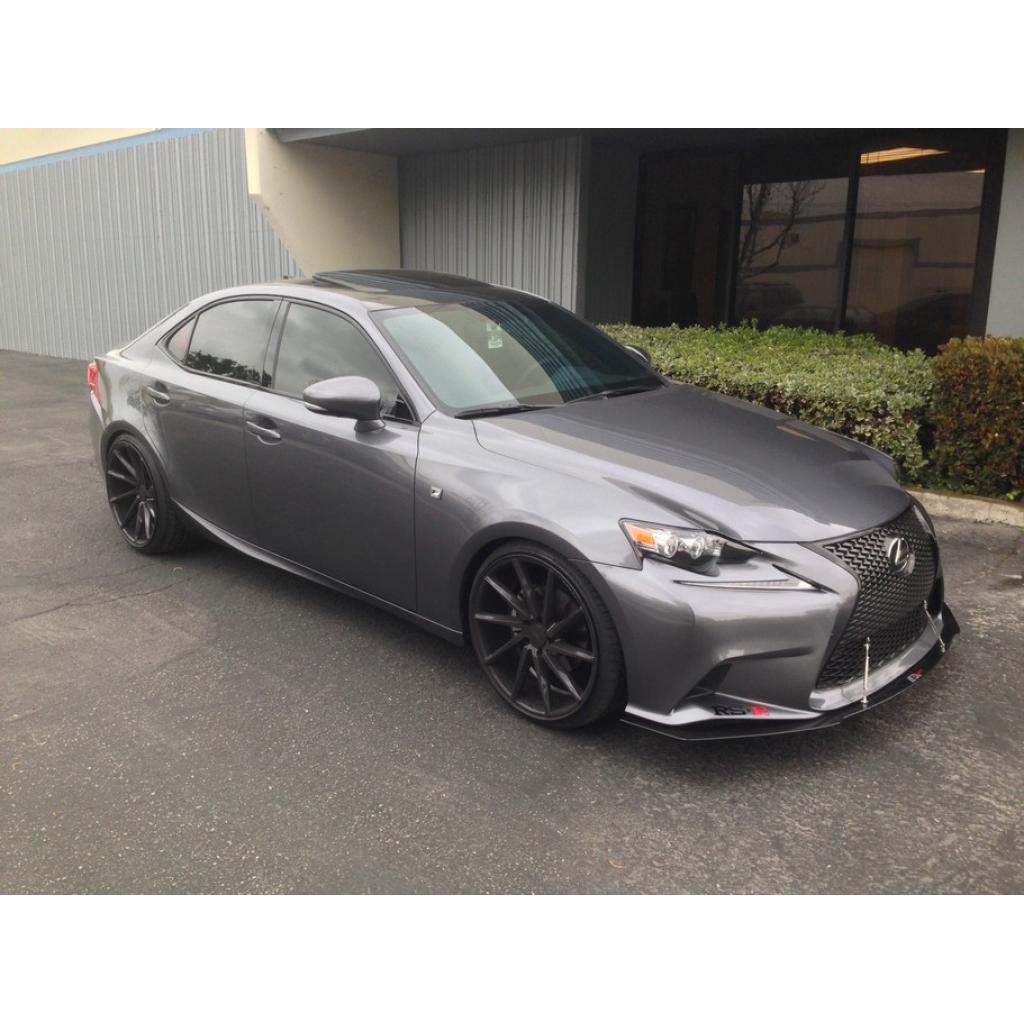 Lexus IS-250 / IS-300 F Sport Bumper Carbon Fiber Front Wind Splitter 2014-2015-Front Wind Splitter-Grocery Getter Performance