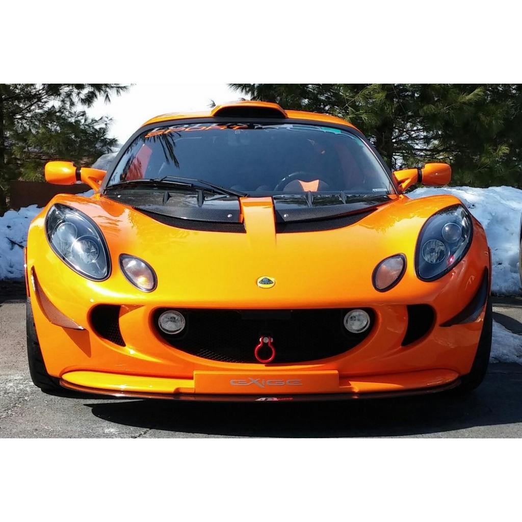 Lotus Exige with Factory Lip Carbon Fiber Front Wind Splitter 2005 - 2012-Front Wind Splitter-Grocery Getter Performance