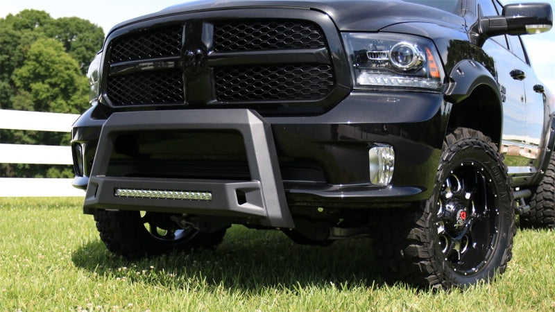 Lund 09-17 Dodge Ram 1500 (Excl. Rebel Models) Revolution Bull Bar - Black-Bull Bars-Grocery Getter Performance