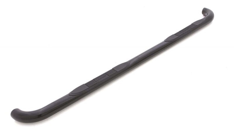 Lund 09-17 Dodge Ram 1500 Quad Cab 3in. Round Bent Steel Nerf Bars - Black-Nerf Bars-Grocery Getter Performance