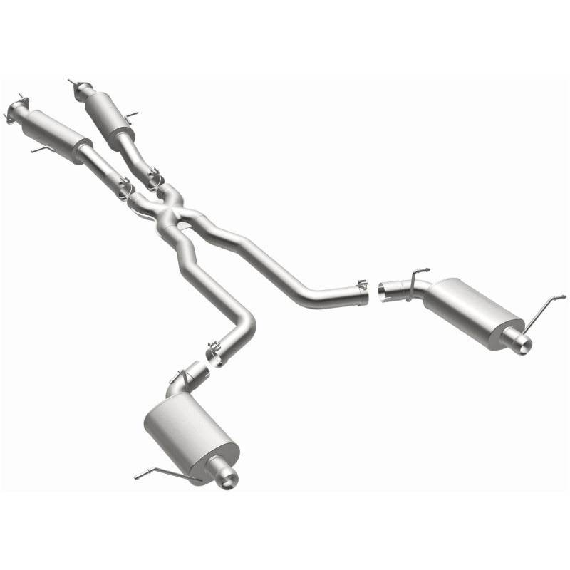 MagnaFlow 12 Jeep Grand Cherokee V8 6.4L Dual Split Rear Exit Stainless Cat Back Performance Exhaust-Catback-Grocery Getter Performance