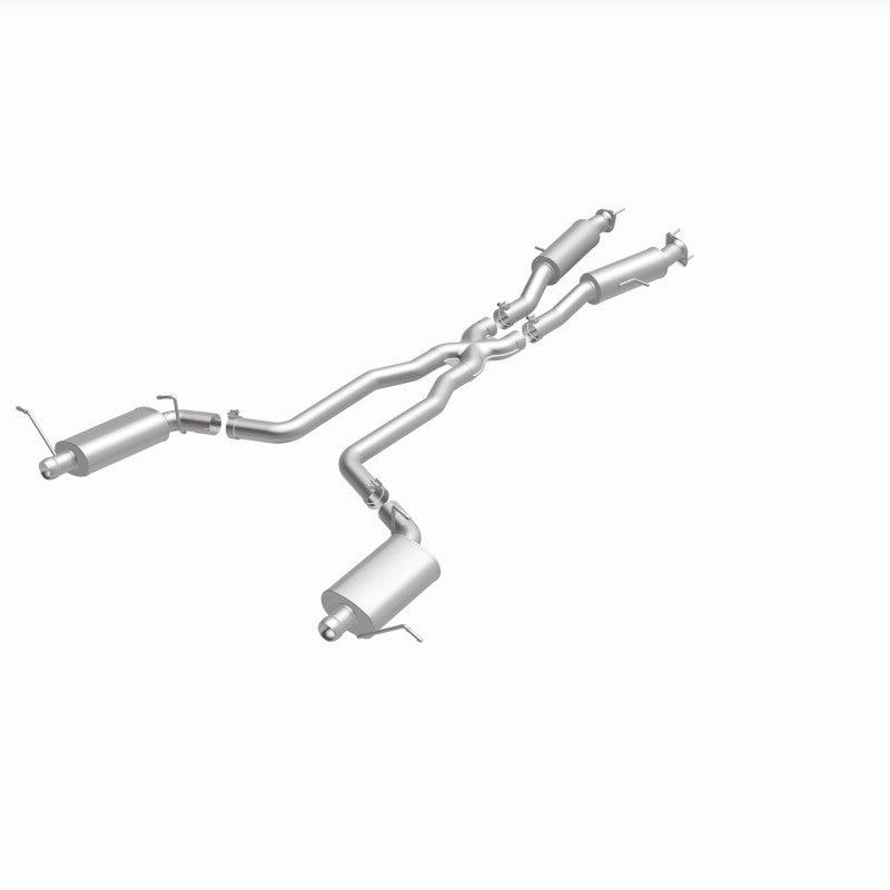 MagnaFlow 12 Jeep Grand Cherokee V8 6.4L Dual Split Rear Exit Stainless Cat Back Performance Exhaust-Catback-Grocery Getter Performance