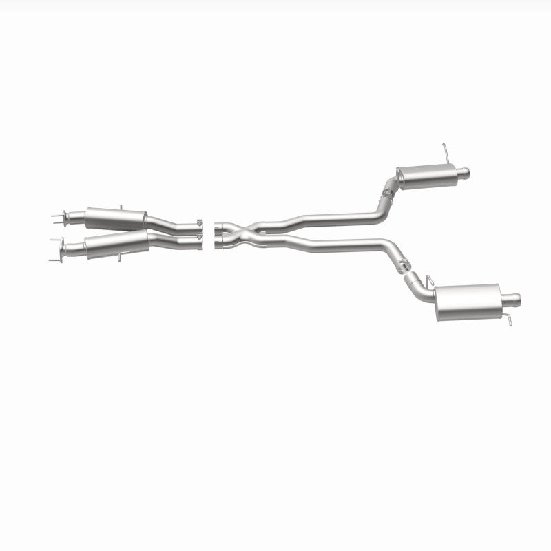 MagnaFlow 12 Jeep Grand Cherokee V8 6.4L Dual Split Rear Exit Stainless Cat Back Performance Exhaust-Catback-Grocery Getter Performance