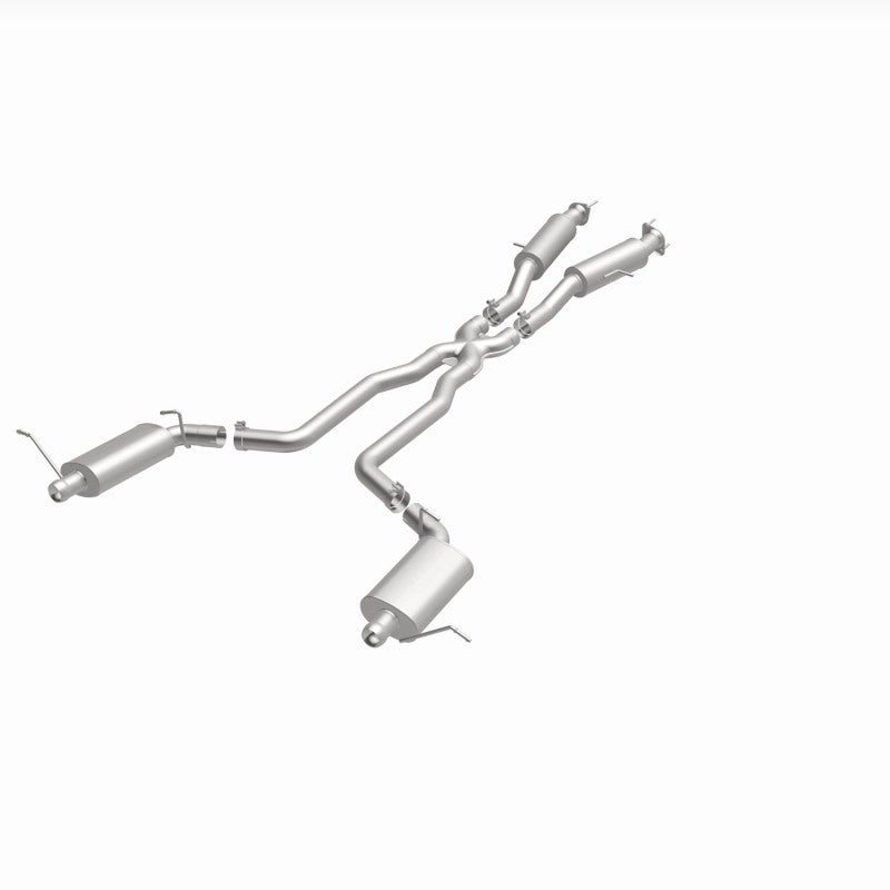 MagnaFlow 12 Jeep Grand Cherokee V8 6.4L Dual Split Rear Exit Stainless Cat Back Performance Exhaust-Catback-Grocery Getter Performance