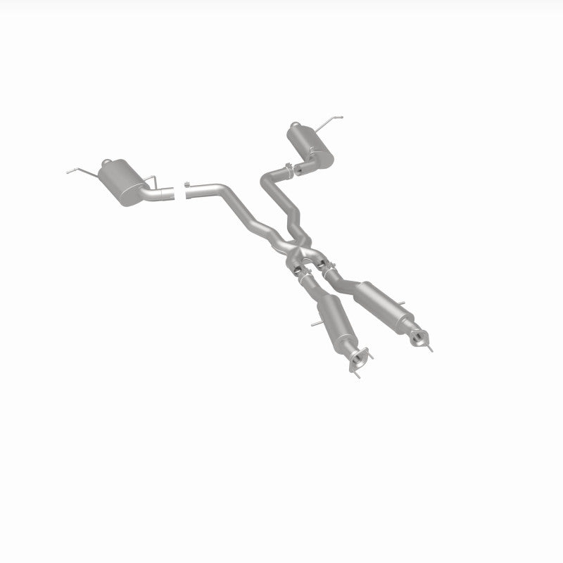MagnaFlow 12 Jeep Grand Cherokee V8 6.4L Dual Split Rear Exit Stainless Cat Back Performance Exhaust-Catback-Grocery Getter Performance