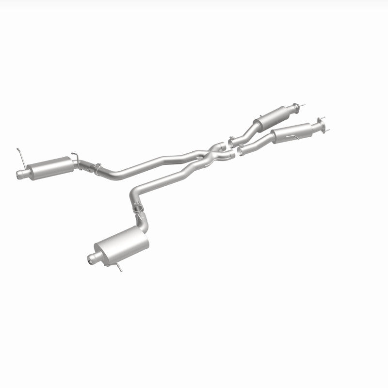 MagnaFlow 12 Jeep Grand Cherokee V8 6.4L Dual Split Rear Exit Stainless Cat Back Performance Exhaust-Catback-Grocery Getter Performance