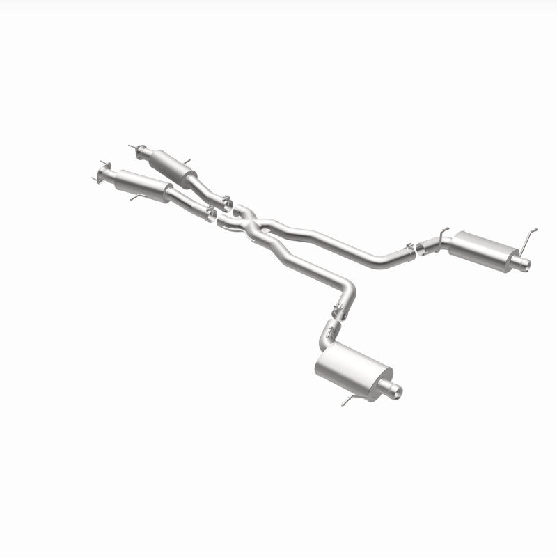 MagnaFlow 12 Jeep Grand Cherokee V8 6.4L Dual Split Rear Exit Stainless Cat Back Performance Exhaust-Catback-Grocery Getter Performance