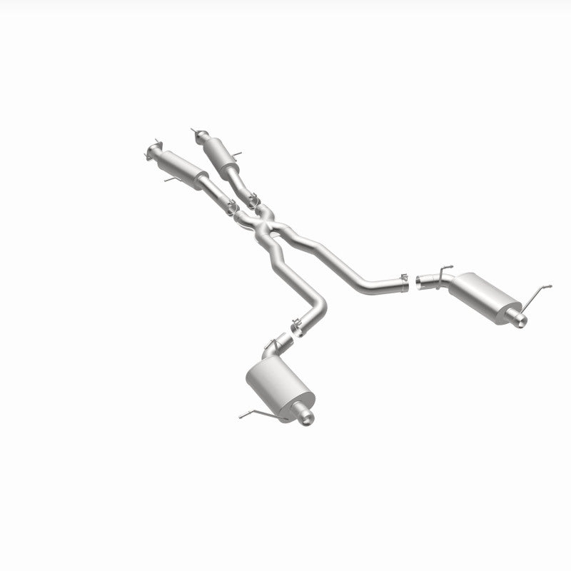 MagnaFlow 12 Jeep Grand Cherokee V8 6.4L Dual Split Rear Exit Stainless Cat Back Performance Exhaust-Catback-Grocery Getter Performance
