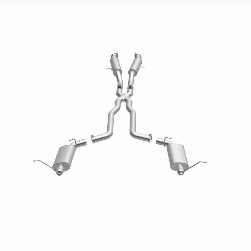 MagnaFlow 12 Jeep Grand Cherokee V8 6.4L Dual Split Rear Exit Stainless Cat Back Performance Exhaust-Catback-Grocery Getter Performance