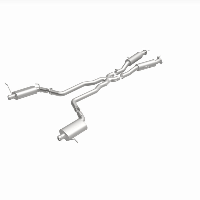 MagnaFlow 12 Jeep Grand Cherokee V8 6.4L Dual Split Rear Exit Stainless Cat Back Performance Exhaust-Catback-Grocery Getter Performance