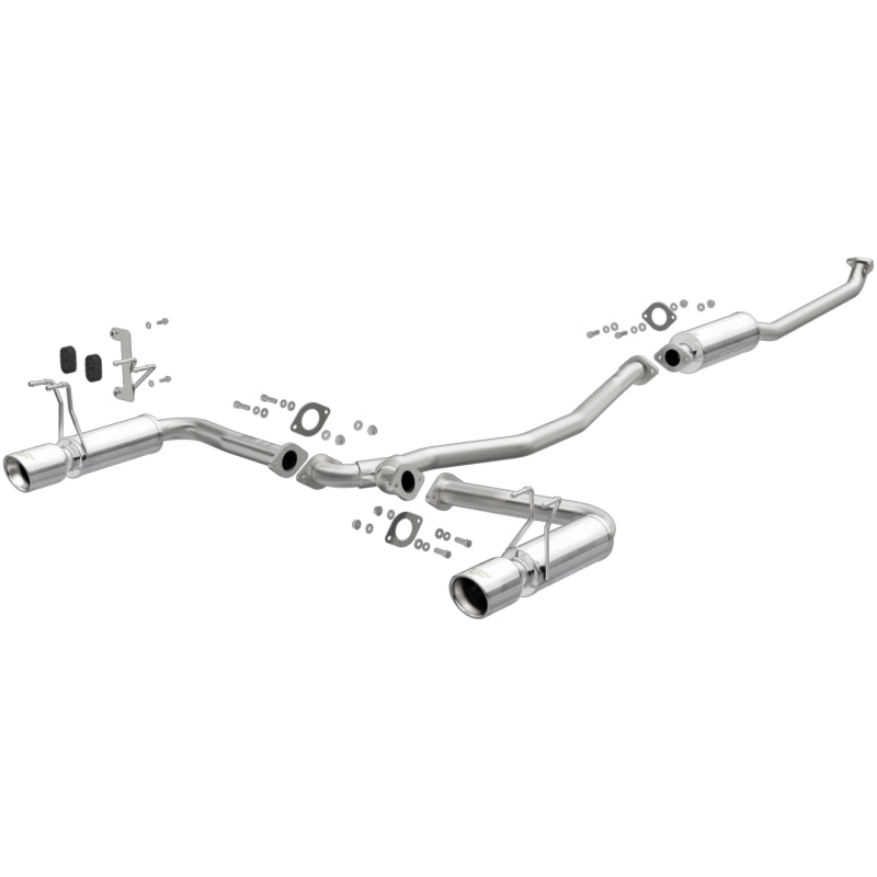 MagnaFlow 16-18 Honda Civic L4 2.0L Street Series Cat-Back Exhaust w/ Polished Tips-Catback-Grocery Getter Performance