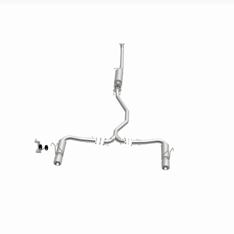 MagnaFlow 16-18 Honda Civic L4 2.0L Street Series Cat-Back Exhaust w/ Polished Tips-Catback-Grocery Getter Performance