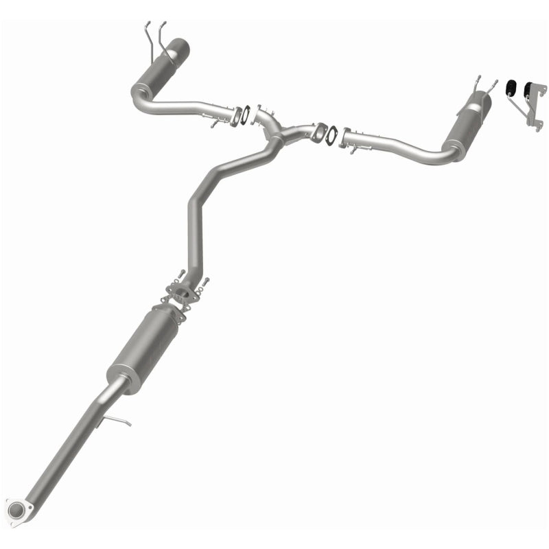 MagnaFlow 16-18 Honda Civic L4 2.0L Street Series Cat-Back Exhaust w/ Polished Tips-Catback-Grocery Getter Performance