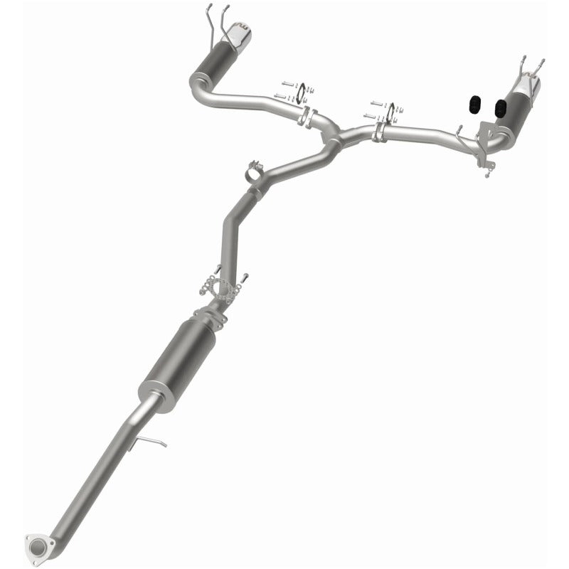 MagnaFlow 16-18 Honda Civic L4 2.0L Street Series Cat-Back Exhaust w/ Polished Tips-Catback-Grocery Getter Performance
