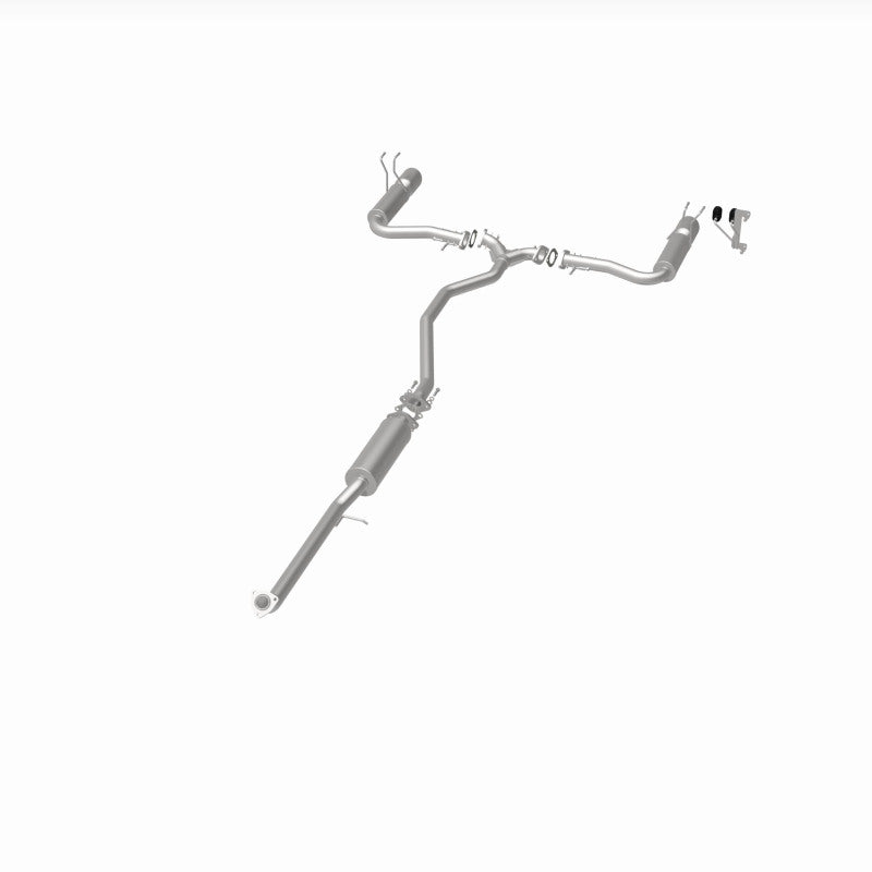 MagnaFlow 16-18 Honda Civic L4 2.0L Street Series Cat-Back Exhaust w/ Polished Tips-Catback-Grocery Getter Performance