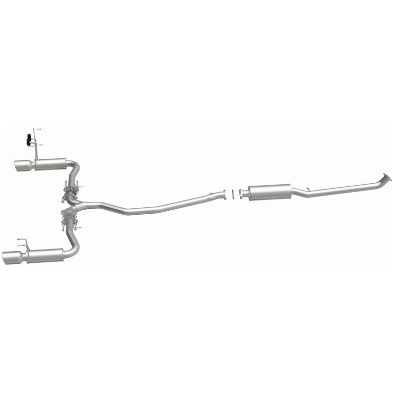 MagnaFlow 16-18 Honda Civic L4 2.0L Street Series Cat-Back Exhaust w/ Polished Tips-Catback-Grocery Getter Performance