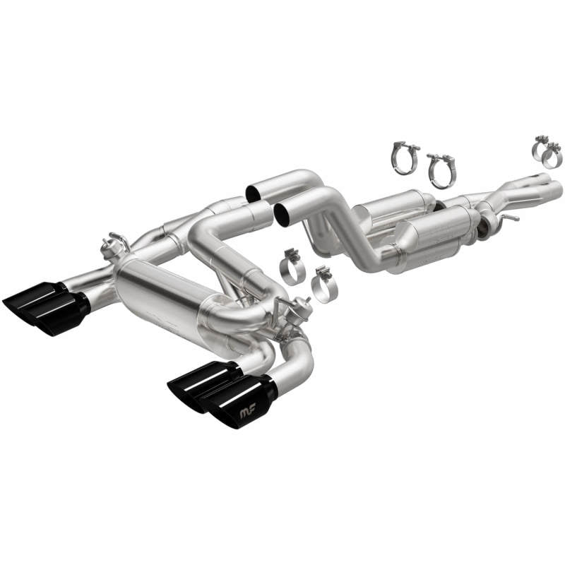 MagnaFlow 21-22 Jeep Wrangler V8 6.4L Street Series Cat-Back Exhaust w/ Black Tips-Catback-Grocery Getter Performance