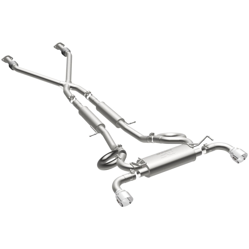 MagnaFlow Cat-Back 09-17 Nissan 370Z V6 3.7L Street Series SS 2.25in Dual Split Rear Exit Exhaust-Catback-Grocery Getter Performance
