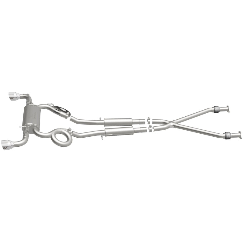 MagnaFlow Cat-Back 09-17 Nissan 370Z V6 3.7L Street Series SS 2.25in Dual Split Rear Exit Exhaust-Catback-Grocery Getter Performance