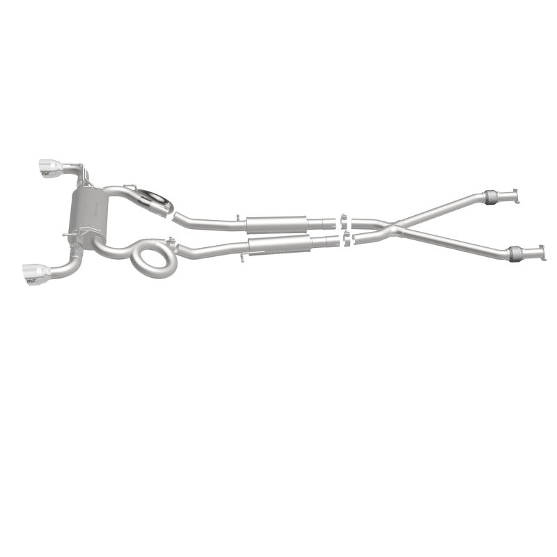 MagnaFlow Cat-Back 09-17 Nissan 370Z V6 3.7L Street Series SS 2.25in Dual Split Rear Exit Exhaust-Catback-Grocery Getter Performance