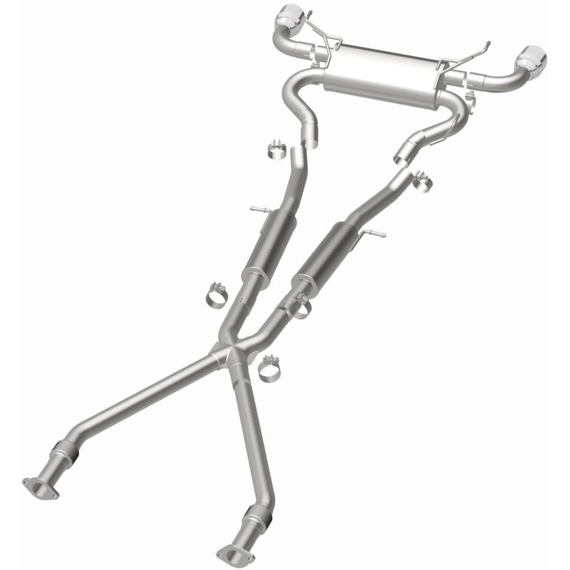 MagnaFlow Cat-Back 09-17 Nissan 370Z V6 3.7L Street Series SS 2.25in Dual Split Rear Exit Exhaust-Catback-Grocery Getter Performance