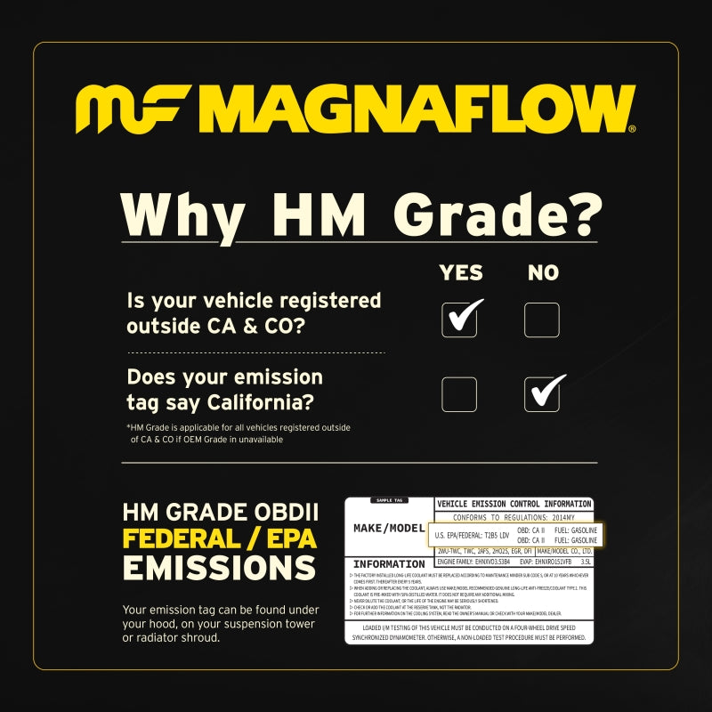 MagnaFlow DF Catalytic Conv 05-07 Chrysler 300 D/S / 06-07 Dodge Charger D/S / 05-07 Magnum D/S-Catalytic Converter Direct Fit-Grocery Getter Performance