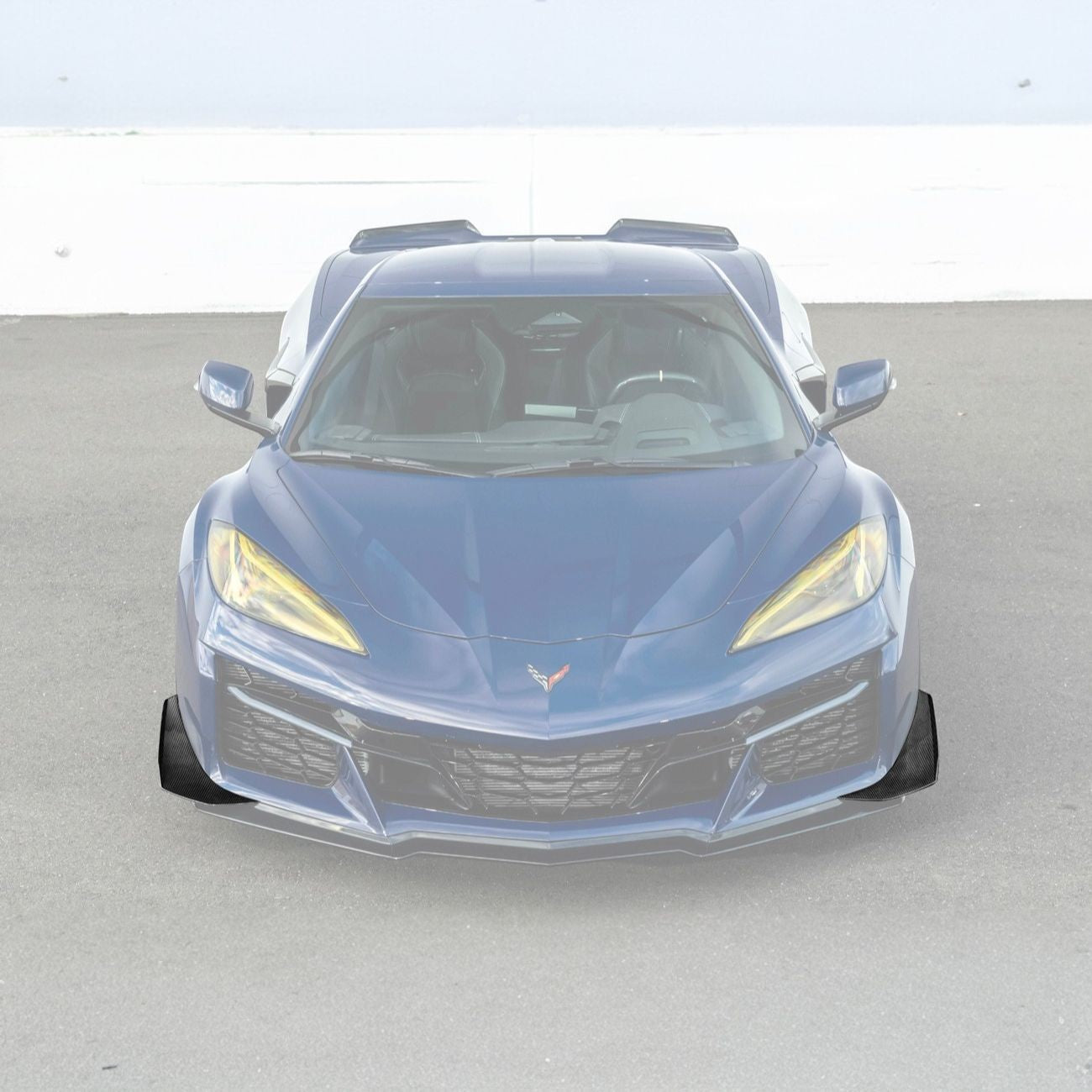 Corvette C8 Carbon Fiber Z07 Performance Package Front Canards