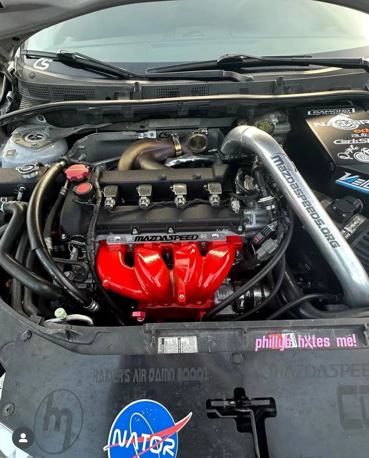 Mazdaspeed Port Injection Block Off Plates – JMF, Damond & CorkSport