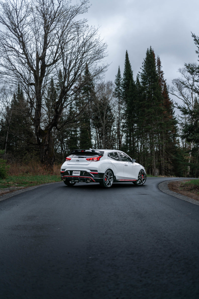 MBRP 2019+ Hyundai Veloster N 2.0L Turbo 3in Cat Back - T304 Stainless - Carbon Fiber Tip-Catback-Grocery Getter Performance