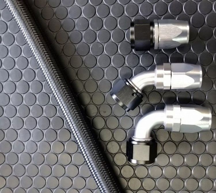 OIL COOLER KIT S-TYPE GDB C BLACK HOSE