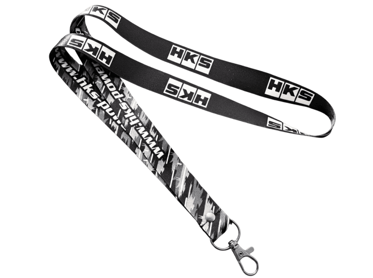 HKS USA ORIGINAL MONOCHROME OIL SPLASH LANYARD