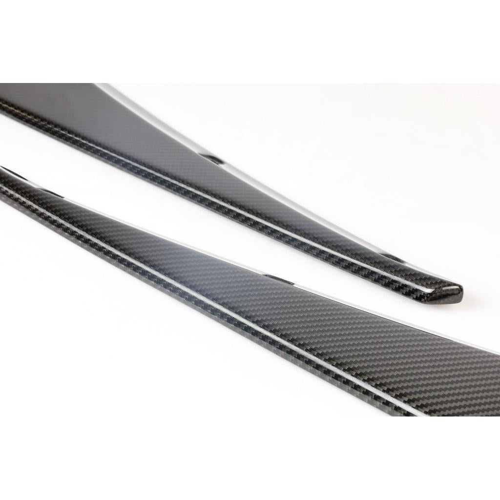 Mercedes-Benz AMG GTR Pro Carbon Fiber Front Bumper Canards 2020-Front Bumper Canards-Grocery Getter Performance