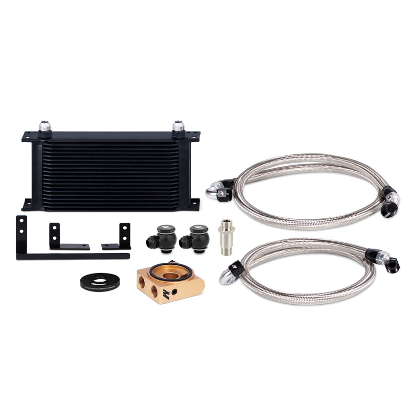 Mishimoto 2019+ Mazda Miata ND2 Thermostatic Oil Cooler Kit - Black-Oil Coolers-Grocery Getter Performance