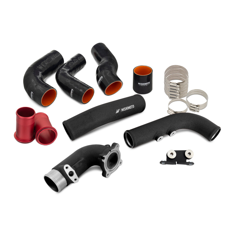 Mishimoto 2023+ Toyota GR Corolla Intercooler & Pipe Kit - Silver Cooler - Black Pipes-Intercooler Kits-Grocery Getter Performance