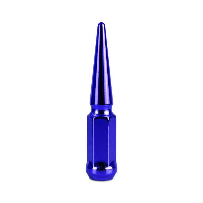 Mishimoto Mishimoto Steel Spiked Lug Nuts M14 x 1.5 24pc Set Blue-Lug Nuts-Grocery Getter Performance