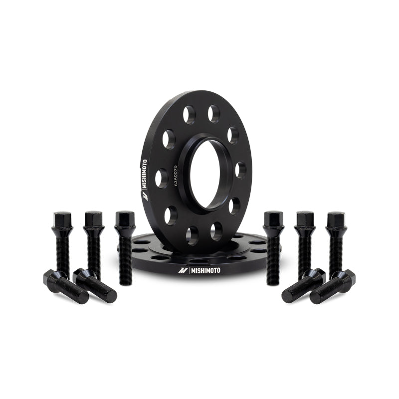 Mishimoto Wheel Spacers - 5x120 - 72.6 - 12 - M14 - Black-Wheel Spacers & Adapters-Grocery Getter Performance