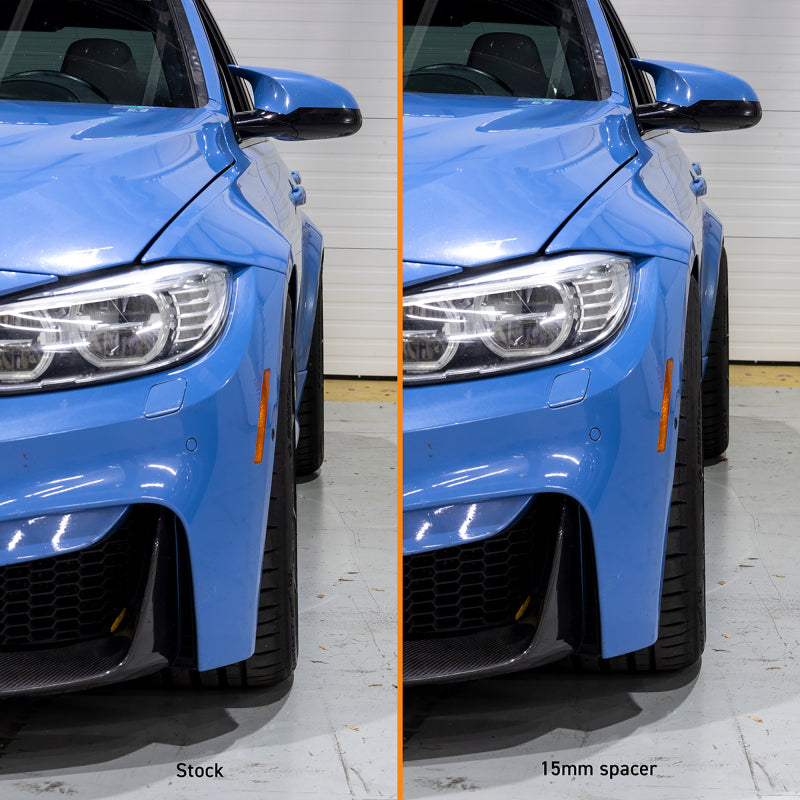 Mishimoto Wheel Spacers - 5x120 - 72.6 - 15 - M14 - Black-Wheel Spacers & Adapters-Grocery Getter Performance