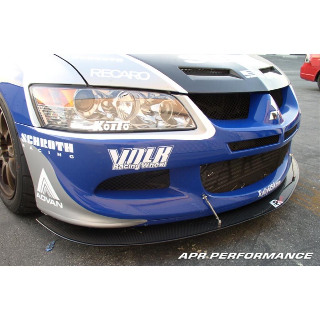 Mitsubishi Evolution 8 (Evo 8) Carbon Fiber Front Wind Splitter 2003-2005-Front Wind Splitter-Grocery Getter Performance