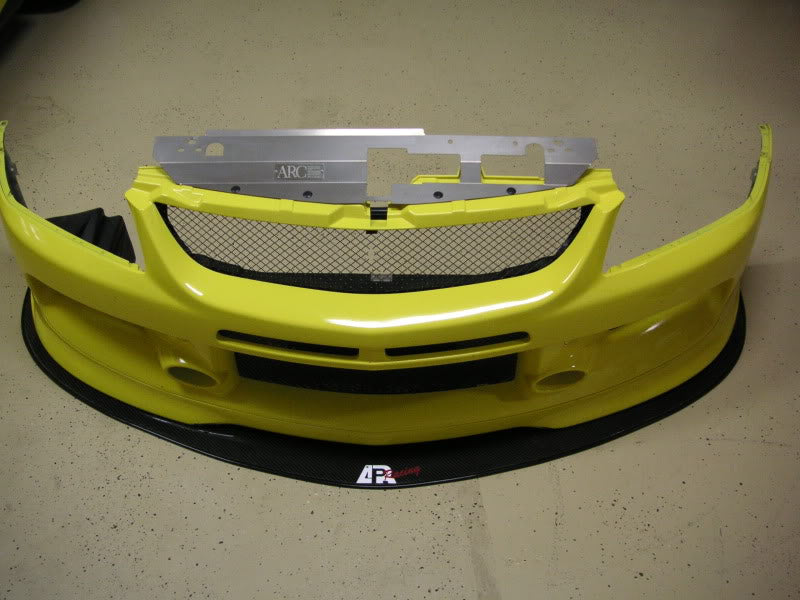 Mitsubishi Evolution 9 (Evo 9) Carbon Fiber Front Wind Splitter 2006-2007-Front Wind Splitter-Grocery Getter Performance