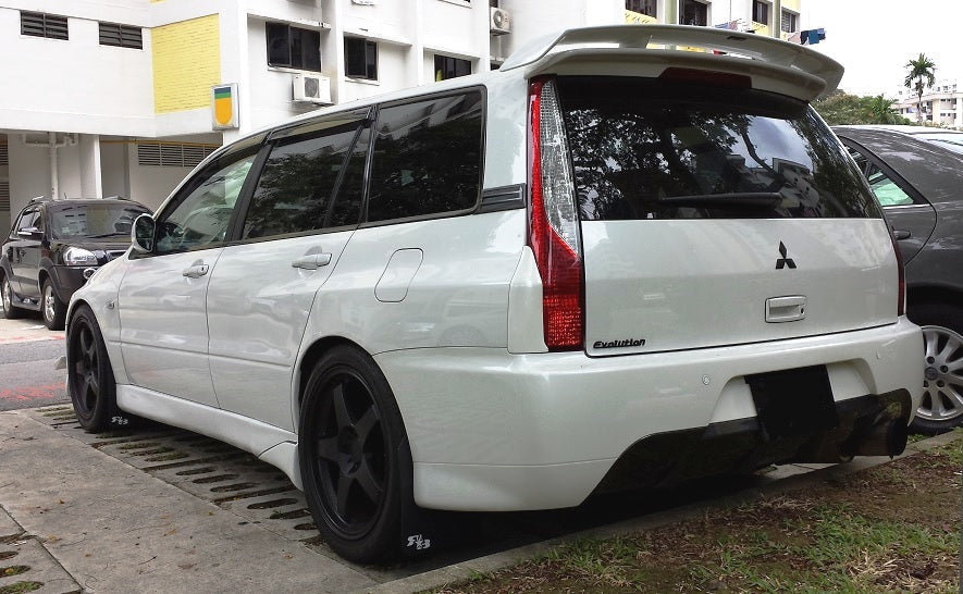 Mitsubishi Lancer EVOLUTION VIII, IX 2003-2007 (EVO 8/9) Rally Mud Flaps