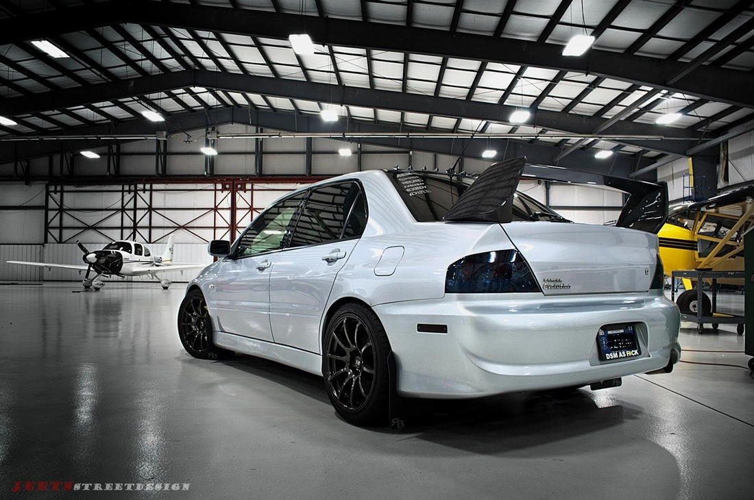 Mitsubishi Lancer EVOLUTION VIII, IX 2003-2007 (EVO 8/9) Rally Mud Flaps