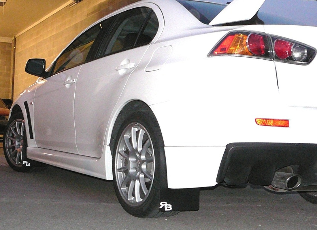 Mitsubishi Lancer EVOLUTION X, Evo X 2008-2016 Rally Mud Flaps-Grocery Getter Performance